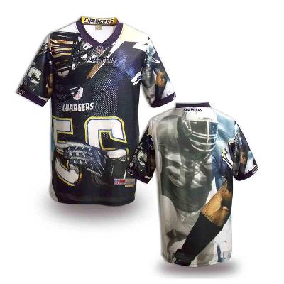 Nike San Diego Chargers Blank Printing Fashion Game NFL Jerseys (1)
