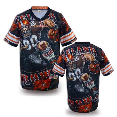 Nike Cleveland Browns Blank Printing Fashion Game NFL Jerseys