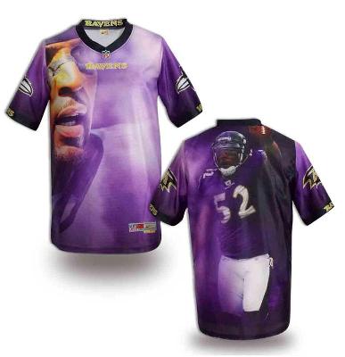 Nike Baltimore Ravens Blank Printing Fashion Game NFL Jerseys (2)