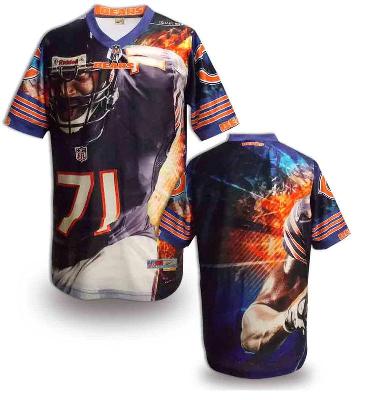 Nike Chicago Bears Blank Printing Fashion Game NFL Jerseys (12)