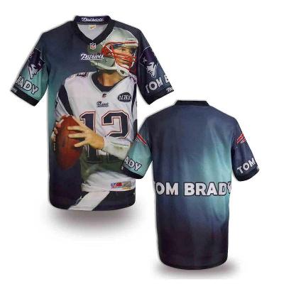 Nike New England Patriots Blank Printing Fashion Game NFL Jerseys (2)