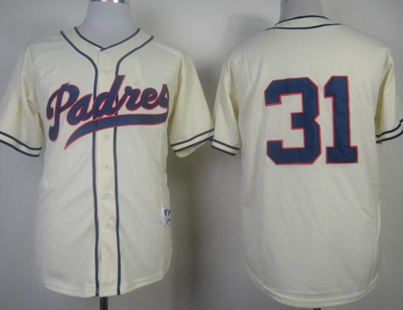 San Diego Padres 31 Dave Winfield 1948 Turn Back The Clock Cream MLB Jerseys San Diego Padres 31 Dave Winfield 1948 Turn Back The Clock Cream MLB Jerseys