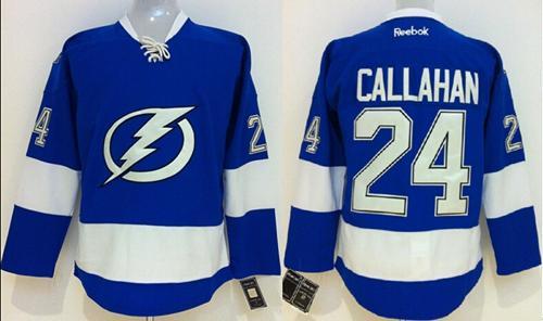Kids Tampa Bay Lightning #24 Ryan Callahan Royal Blue NHL Jersey