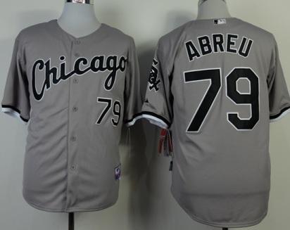 Chicago White Sox 79 Jose Abreu Grey MLB Jerseys