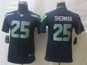 Kids Nike Seattle Seahawks 25 Richard Sherman Blue NFL Jersey