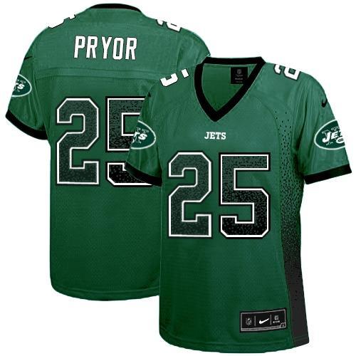 Nike New York Jets 25 Calvin Pryor Green Drift Fashion Elite NFL Jerseys