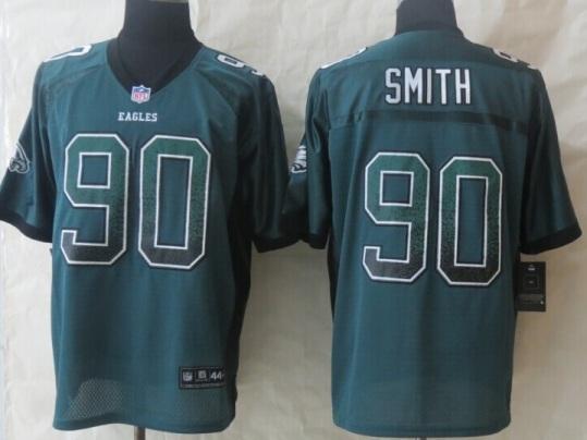 Nike Philadelphia Eagles #90 Marcus Smith Green Drift Fashion Elite NFL Jerseys