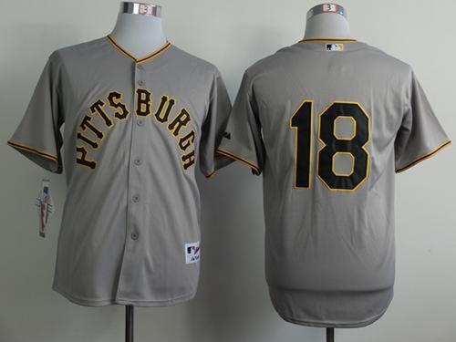 Pittsburgh Pirates #18 Neil Walker Grey 1953 Turn Back The Clock MLB Jersey Pittsburgh Pirates #18 Neil Walker Grey 1953 Turn Back The Clock MLB Jersey