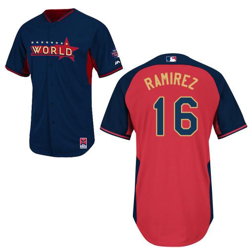 2014 Future Stars World League Milwaukee Brewers 16 Aramis Ramirez Red Blue MLB BP Jerseys