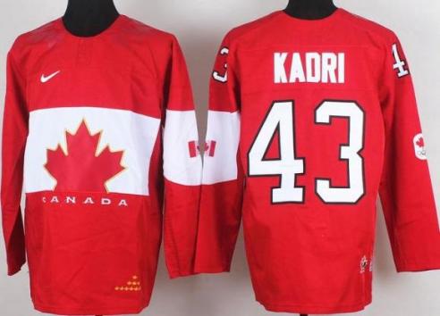 2014 IIHF ICE Hockey World Championship Canada Team 43 Nazem Kadri Red Jerseys