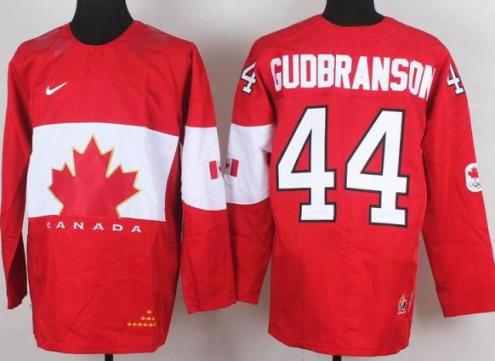 2014 IIHF ICE Hockey World Championship Canada Team 44 Erik Gudbranson Red Jerseys