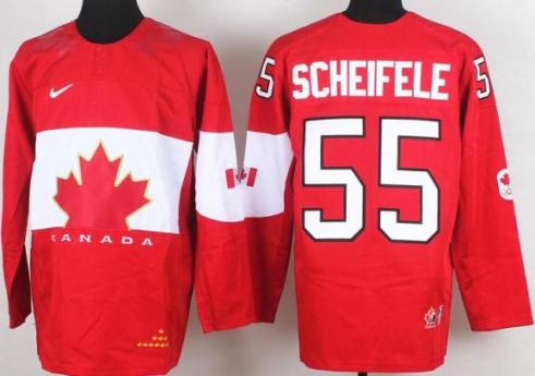 2014 IIHF ICE Hockey World Championship Canada Team 55 Mark Scheifele Red Jerseys