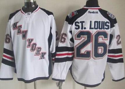 New York Rangers #26 Martin St.Louis White 2014 Stadium Series Stitched NHL Jersey