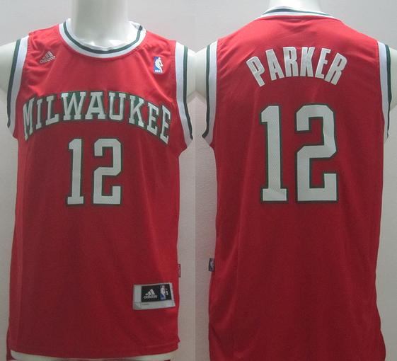 Milwaukee Bucks #12 Jabari Parker Red Revolution 30 Swingman NBA Jerseys