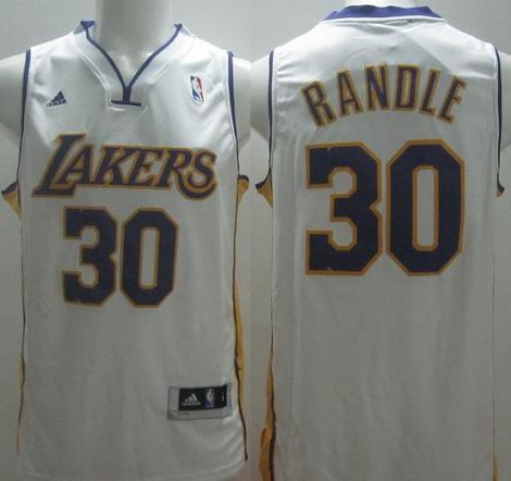 Los Angeles Lakers 30 Julius Randle White Revolution 30 Swingman NBA Jerseys