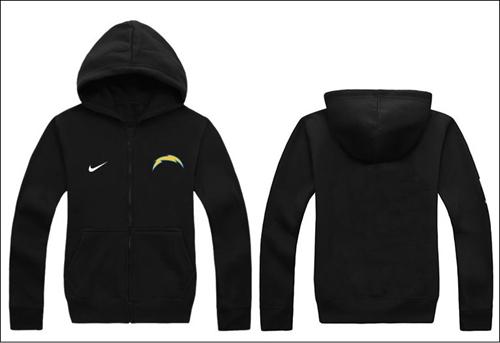 Nike San Diego Chargers Authentic Logo Hoodie Black