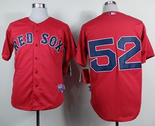 Boston Red Sox 52 Yoenis Cespedes Red Cool Base Stitched MLB Jersey Boston Red Sox 52 Yoenis Cespedes Red Cool Base Stitched MLB Jersey