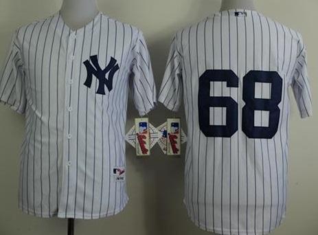 New York Yankees 68 Dellin Betances White MLB Jerseys