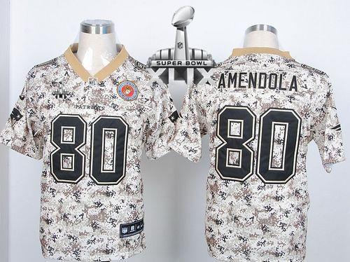 Nike Patriots #80 Danny Amendola Camo USMC Super Bowl XLIX Men's Stitched NFL Elite Jersey