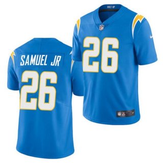 Men's Blue Los Angeles Chargers #26 Asante Samuel Jr. Vapor Untouchable Limited Stitched Jersey