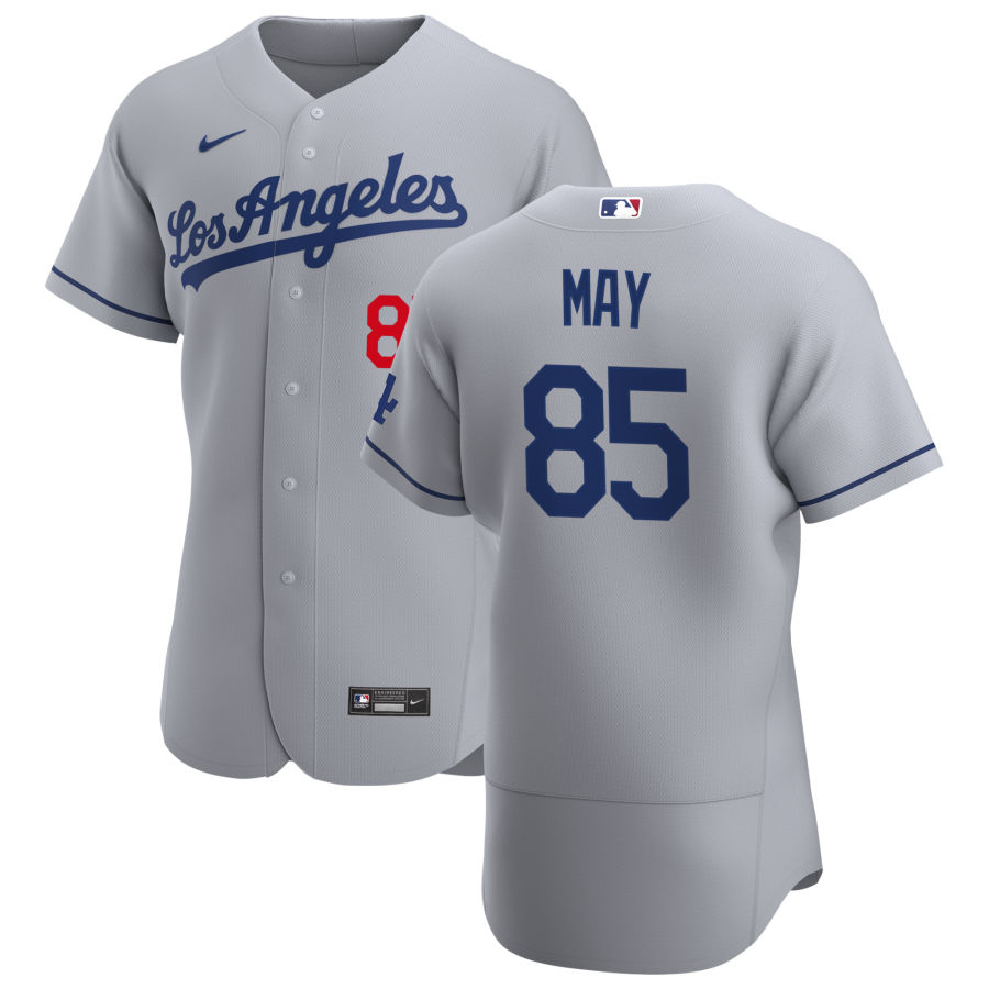 Mens Los Angeles Dodgers #85 Dustin May Nike Grey Los Angeles FlexBase Jersey Mens Los Angeles Dodgers #85 Dustin May Nike Grey Los Angeles FlexBase Jersey