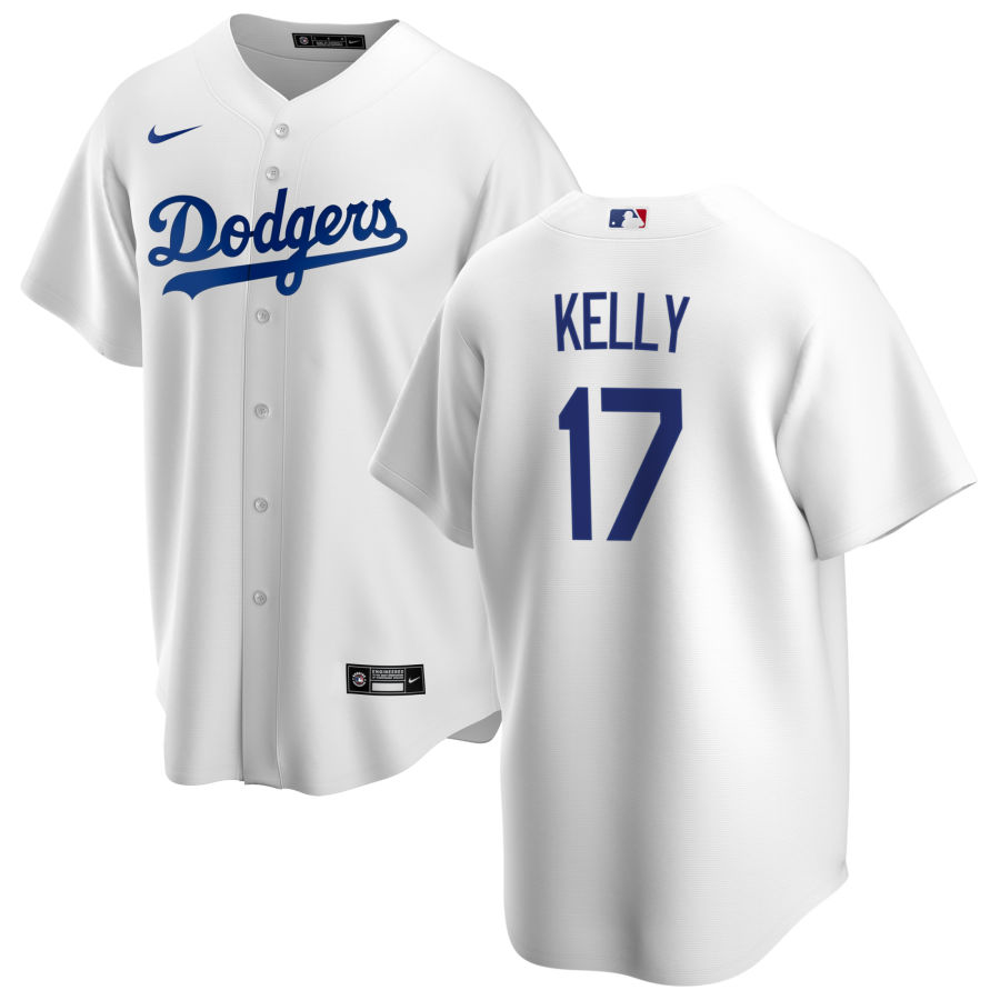 Youth Los Angeles Dodgers #17 Joe Kelly Nike White Home Cool Base Jersey