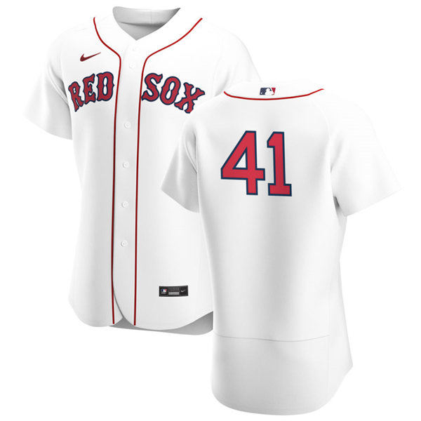 Mens Boston Red Sox #41 Chris Sale Nike White Home FlexBase Jersey