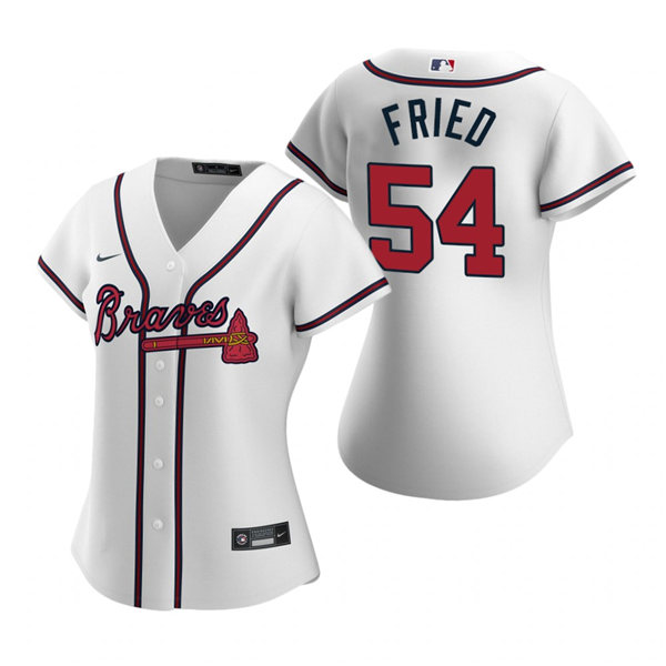 Womens Atlanta Braves #54 Max Fried (1)