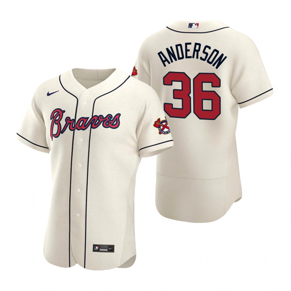 Mens Atlanta Braves #36 Ian Anderson (1)