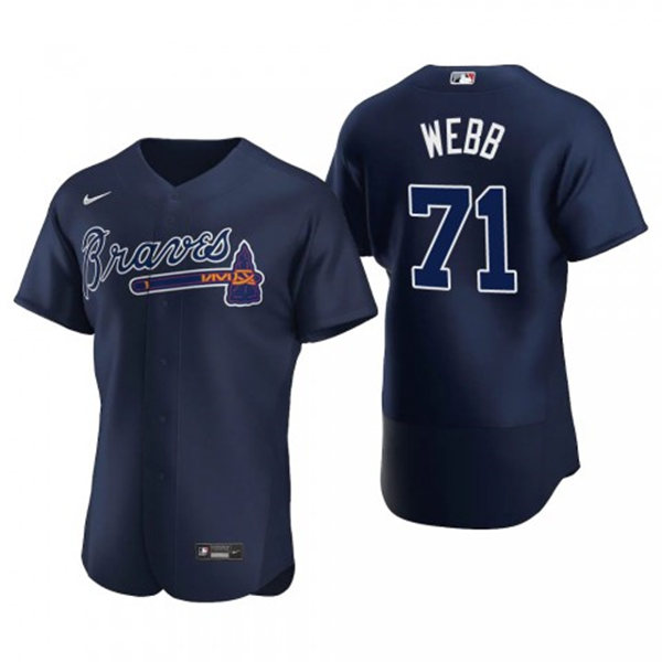 Mens Atlanta Braves #71 Jacob Webb (4)