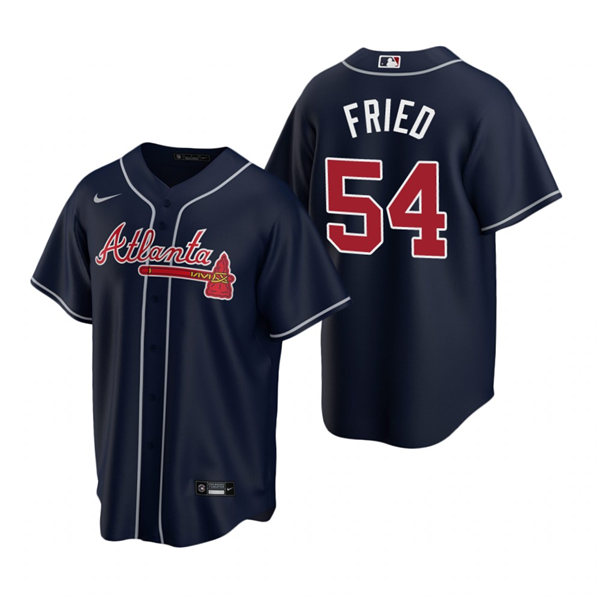 Mens Atlanta Braves #54 Max Fried (5)
