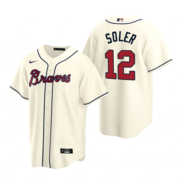Mens Atlanta Braves #12 Jorge Soler (2)