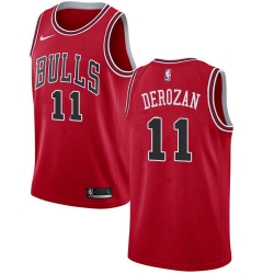 Nike Chicago Bulls 11 Demar Derozan Red NBA Swingman Icon Edition Jersey