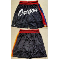 Men Portland Trail Portland Blazers Black Shorts