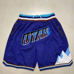 Men's Utah Jazz purple pocket Shorts