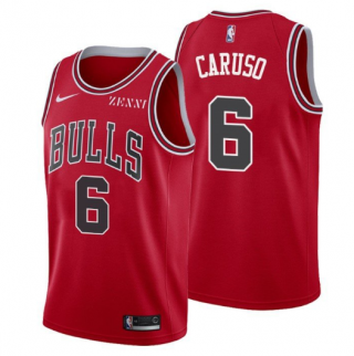 Men's Chicago Bulls #6 Alex Caruso Red Edition Swingman Stitched Basketball Jersey