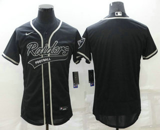 Men's Las Vegas Raiders Blank Black Stitched MLB Flex Base Nike Baseball Jersey Men's Las Vegas Raiders Blank Black Stitched MLB Flex Base Nike Baseball Jersey
