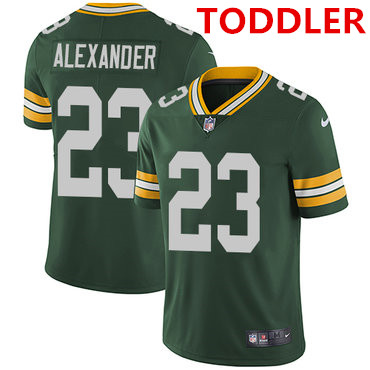 Toddler Nike Packers #23 Jaire Alexander Green Team Color NFL Vapor Untouchable Limited Jersey