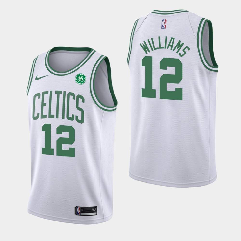 Men's Boston Celtics #12 Grant Williams White Association Nike Jersey