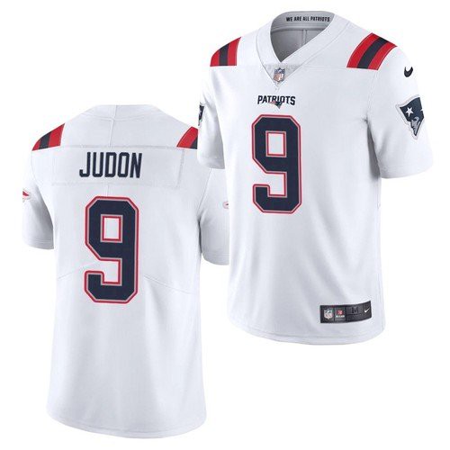 Men's New England Patriots #9 Matthew Judon White 2021 NEW Vapor Untouchable Stitched NFL Nike Limited Jersey