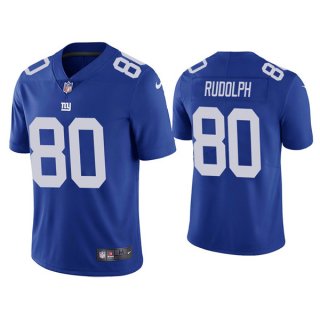 Men's Blue New York Giants #80 Kyle Rudolph Vapor Untouchable Limited Stitched Jersey