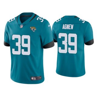 Men's Teal Jacksonville Jaguars #39 Jamal Agnew 2021 Vapor Untouchable Limited Stitched Men's Teal Jacksonville Jaguars #39 Jamal Agnew 2021 Vapor Untouchable Limited Stitched