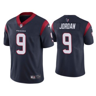Men's Navy Houston Texans #9 Brevin Jordan Vapor Untouchable Limited Stitched Jersey