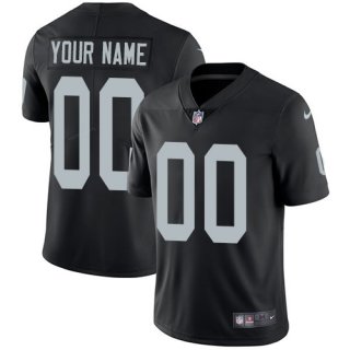 Men's Las Vegas Raiders Customized Black Team Color Stitched Vapor Untouchable Limited Football Jersey