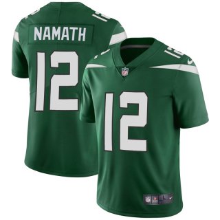 Men's New York Jets #12 Joe Namath 2019 Green Vapor Untouchable Limited Stitched Jersey Men's New York Jets #12 Joe Namath 2019 Green Vapor Untouchable Limited Stitched Jersey