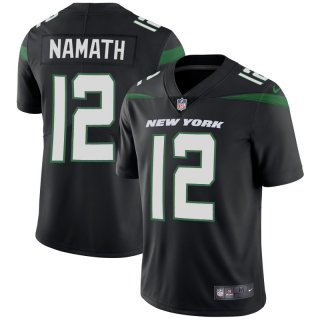Men's New York Jets #12 Joe Namath Black 2019 Vapor Untouchable Limited Stitched Jersey