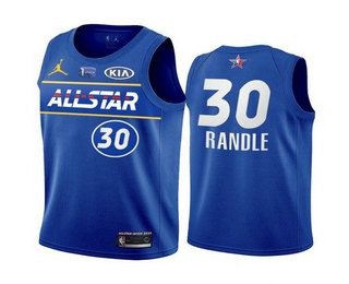 Men's 2021 All-Star #30 Julius Randle Blue Eastern Conference Stitched NBA Jersey