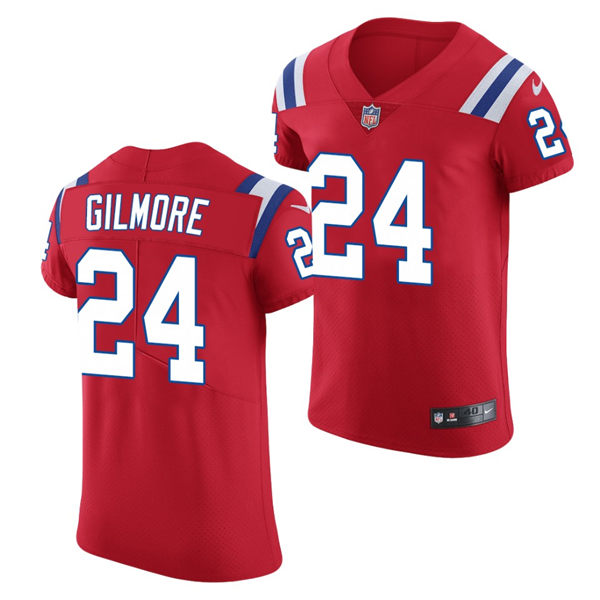 Men's New England Patriots #24 Stephon Gilmore Red Nike Vapor Untouchable Limited Jersey