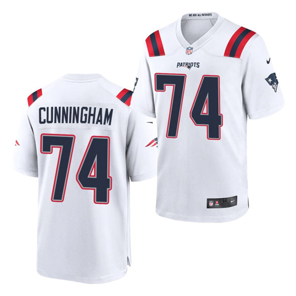 Men's New England Patriots #74 Korey Cunningham White Nike Color Rush Legend Player Limited Jersey Men's New England Patriots #74 Korey Cunningham White Nike Color Rush Legend Player Limited Jersey