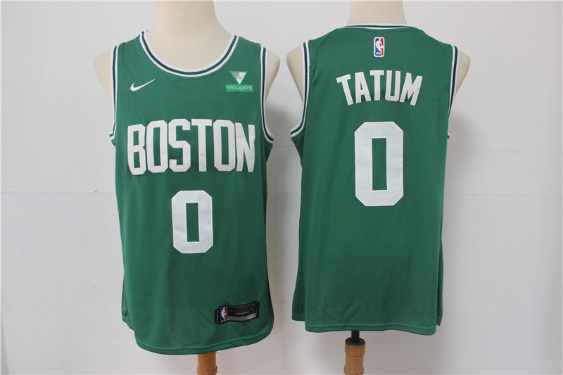 Men's Boston Celtics #0 Jayson Tatum Green 2021 Nike Swingman Stitched NBA Jersey With NEW Sponsor Logo Men's Boston Celtics #0 Jayson Tatum Green 2021 Nike Swingman Stitched NBA Jersey With NEW Sponsor Logo